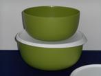 Tupperware Saturnus Kommen Set 4,3 L. / 2,5 L. Groen, Ophalen of Verzenden, Nieuw, Groen, Bak of Kom
