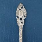 verzilverd letterlepeltje, lepeltje letter D (R), Antiek en Kunst, Antiek | Bestek, Ophalen of Verzenden