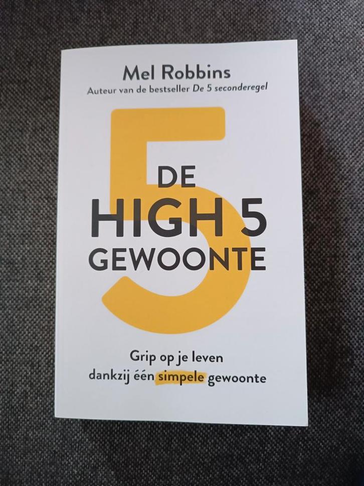 Mel Robbins - De High 5-gewoonte, Boeken, Psychologie, Zo goed als nieuw, Ophalen of Verzenden