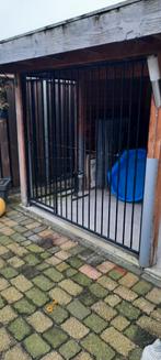 Zwarte kenneldelen, Dieren en Toebehoren, Hondenhokken, Ophalen, Zo goed als nieuw, 110 cm of meer, 100 cm of meer