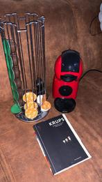 Dolce gusto met houder en cups, Ophalen, Zo goed als nieuw