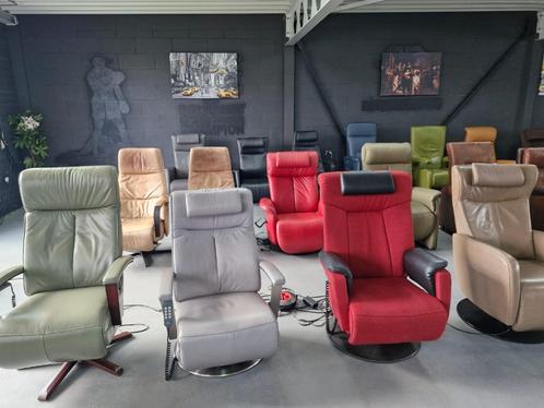 Staopstoeloutlet Sta-op Stoelen Vanaf €395,-, Huis en Inrichting, Fauteuils, Zo goed als nieuw, Leer, Stof, Overige materialen