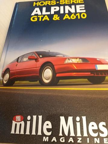 Boek hardcover Renault Alpine A610 en GTA óók zeldzame Magny
