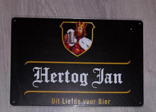 metalen wand tekst decoratie bordjes Nieuw Mancave, Verzamelen, Biermerken, Nieuw, Reclamebord, Plaat of Schild, Overige merken