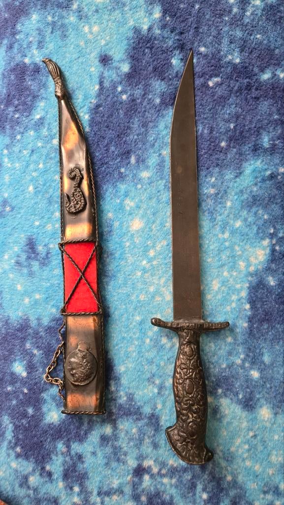 Vintage Griekse dolk met het jaartal 1821, Antiek en Kunst, Antiek | Overige Antiek, Ophalen of Verzenden