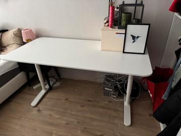 IKEA Bekant TROTTEN Zit/Sta Bureau - 160x80 cm - afbeelding 2
