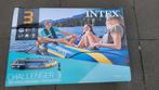 Intex Challenger 3 Boot Set - 295 x 137 x 43 cm -, Watersport en Boten, Kano's, Ophalen, Met peddels, Drie personen of meer, Overige typen