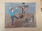 Mexicaanse retablo, schorpioen, Ophalen of Verzenden