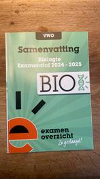 Samenvatting 2025 Biologie VWO, ExamenOverzicht., VWO, Biologie, Ophalen of Verzenden, ExamenOverzicht