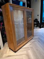 Vintage Vitrinekast, Ophalen, Met deur(en), Vintage, 50 tot 100 cm