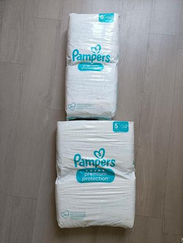 Pampers maat 5 en 6 Premium Protection beschikbaar voor biedingen