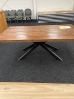 Mango houten tafel met poot, Huis en Inrichting, 100 tot 150 cm, Vijf personen of meer, Rechthoekig, Overige houtsoorten