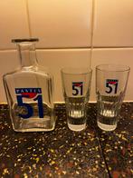 Pastis waterkaraf en 2 pastis glazen, Verzamelen, Glas en Borrelglaasjes, Ophalen of Verzenden, Zo goed als nieuw, Overige typen
