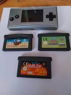 Game Boy Micro + 4 Spellen, Spelcomputers en Games, Gebruikt, Overige genres, 1 speler, Ophalen of Verzenden