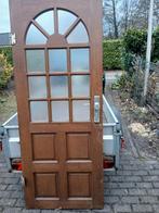 Te koop haardhouten buiten deur, Ophalen, Buitendeur, 200 tot 215 cm