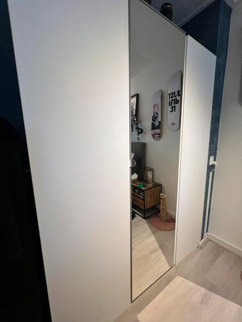 Pax kledingkast deuren IKEA wit en spiegeldeur, Huis en Inrichting, Kasten | Overige, Gebruikt, Ophalen