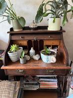 Secretaire buikkast hout / ijzeren grepen., Huis en Inrichting, Ophalen