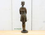 052* Bronzen vrouw Art Deco (Boven €75 geen verzendkosten), Nieuw, Overige materialen, Ophalen of Verzenden, Mensenbeeld