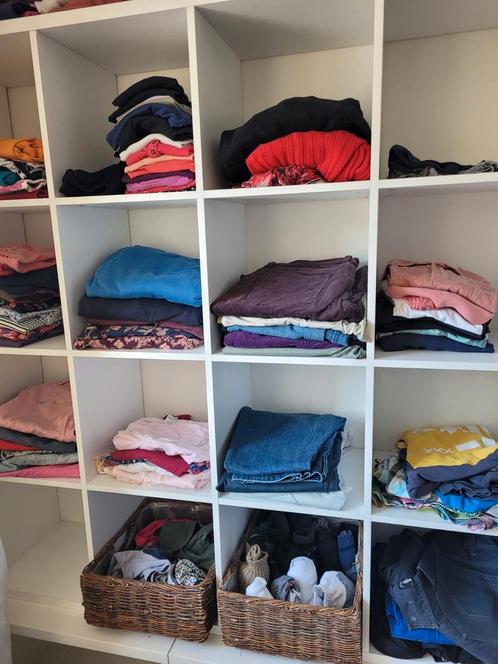 Witte Kast, blok van 4x4 vakken en 4 losse blokken, Huis en Inrichting, Kasten | Kledingkasten, Zo goed als nieuw, 150 tot 200 cm