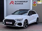 Audi A3 Sportback 45 TFSI e S edition Competition Pano/B&O/M, Auto's, 12 maanden, Gebruikt, 4 cilinders, Wit