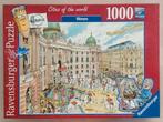 Ravensburger legpuzzel Cities of the World: Wenen 1000 stuks, Ophalen of Verzenden, 500 t/m 1500 stukjes, Zo goed als nieuw, Legpuzzel
