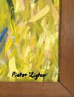 Schilderij Pieter Zigter, Reitdiep Groningen, 2001, Ophalen of Verzenden