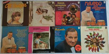 8 LP's met dubbel LP's Malando Tango Latin Jazz beschikbaar voor biedingen