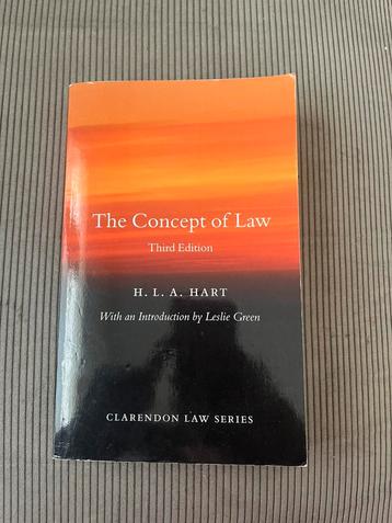 The Concept of Law H.L.A. Hart beschikbaar voor biedingen