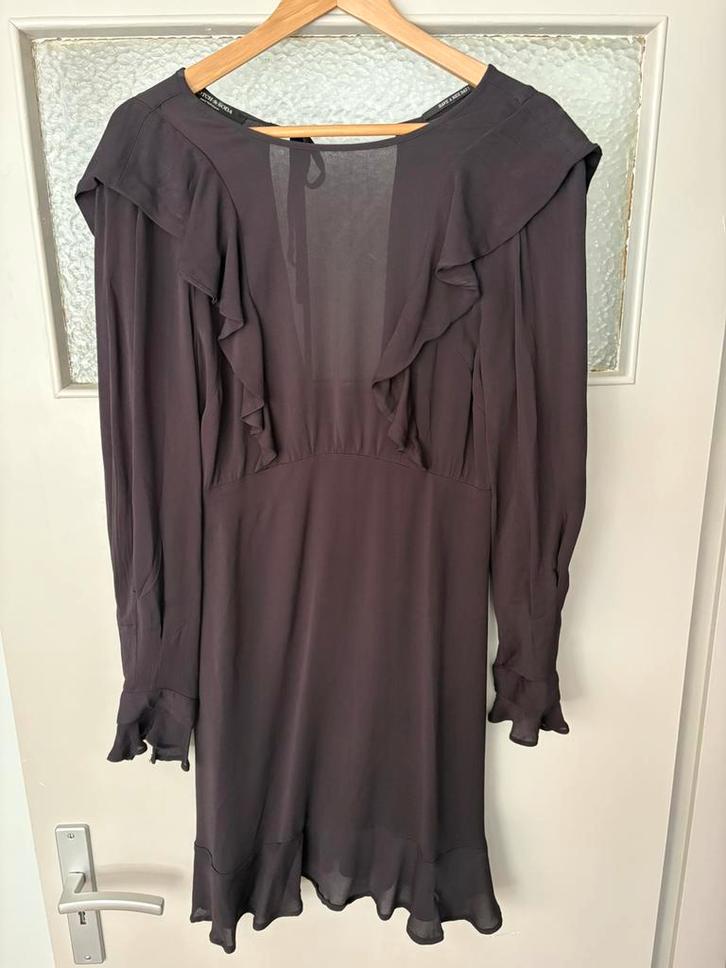 Zwarte jurk scotch & soda maat m, Kleding | Dames, Jurken, Zo goed als nieuw, Zwart, Boven de knie, Ophalen of Verzenden