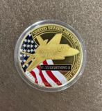 US Air Force F-35 coin, Ophalen of Verzenden, Luchtmacht, Amerika, Embleem of Badge