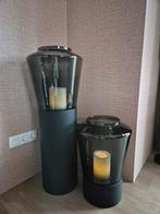 Initials by Haans lifestyle windlicht op zuil + tafelmodel, Huis en Inrichting, Woonaccessoires | Zuilen en Pilaren, Ophalen, Zo goed als nieuw