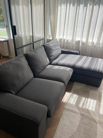 Ikea Kivik 3 zits bank + chaise longue - afbeelding 1