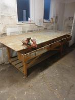 Werkbank, Ophalen, Gebruikt, 120 tot 170 cm, Bankschroef