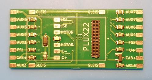 Roco Märklin Trix Plux22 (Snd) Decoder universele printplaat, Hobby en Vrije tijd, Modeltreinen | H0, Nieuw, Locomotief, Gelijkstroom of Wisselstroom