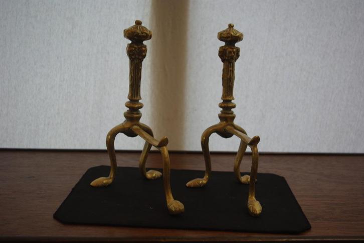 Haardbokken /, Antiek en Kunst, Antiek | Koper en Brons, Koper, Ophalen of Verzenden