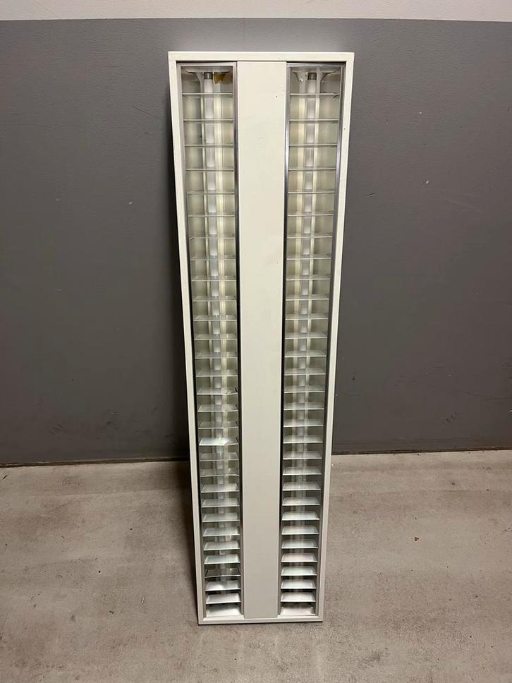2x TL Inbouwarmatuur - 120cm lang x 32cm breed, Huis en Inrichting, Lampen | Hanglampen, Gebruikt, 75 cm of meer, Metaal, Ophalen