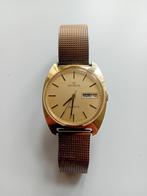 Vintage W Geneve Herenhorloge - Goedwerkend, Sieraden, Tassen en Uiterlijk, Horloges | Heren, Ophalen of Verzenden, Gebruikt, Leer