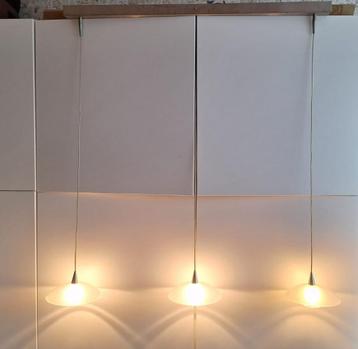 Hanglamp 3x halogeen, dimbaar beschikbaar voor biedingen