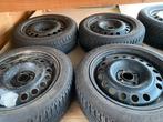 Winterbanden Opel 185-55-15 steek 4x100 en asgat 56,6, Auto-onderdelen, Banden en Velgen, Ophalen, 15 inch, Banden en Velgen, Winterbanden