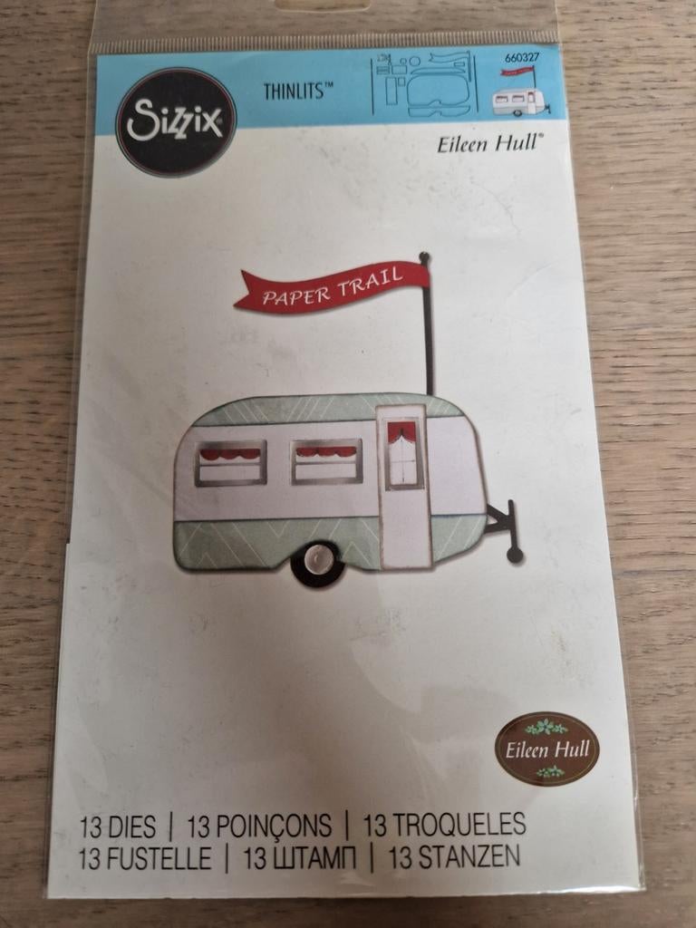 Sizzix Snijmal Vintage Caravan - Nieuw!, Hobby en Vrije tijd, Scrapbooking, Ophalen of Verzenden, Nieuw, Frame of Mal, Sizzix