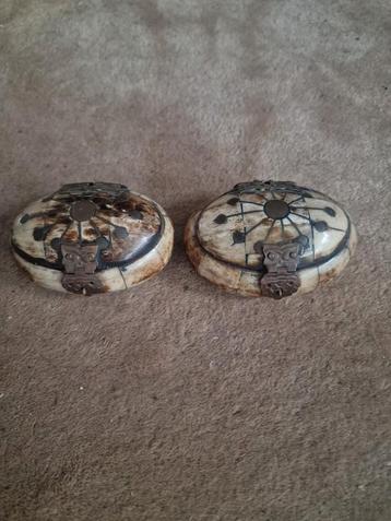 Indiase Been Doosjes - Set van 2 - 0vaal beschikbaar voor biedingen