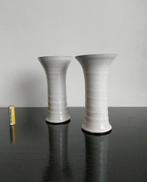 Hollandse Freek Berends vazen, set van 2, wit, Gebruikt, Wit, Aardewerk of Porselein, Ophalen of Verzenden