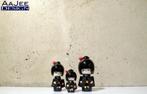 Kokeshi Dolls – Houten Japanse gelukspoppen – Set van 3, Ophalen of Verzenden, Zo goed als nieuw