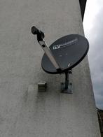 Schotel antenne met diseqc motor en muurbeugel, Ophalen, Zo goed als nieuw