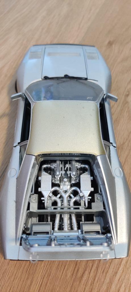 Grijze modelauto Ferrari, Hobby en Vrije tijd, Modelauto's | 1:24, Gebruikt, Auto, Bburago, Ophalen