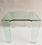 Fiam Italy glazen bijzettafel , design A. Cortesi, Ophalen, Huis en Inrichting