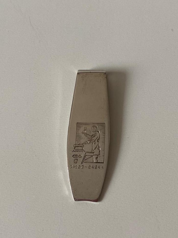 Dasspeld van de Schoonhovense Zilverfabriek H. Hooijkaas, Antiek en Kunst, Antiek | Goud en Zilver, Zilver, Ophalen of Verzenden