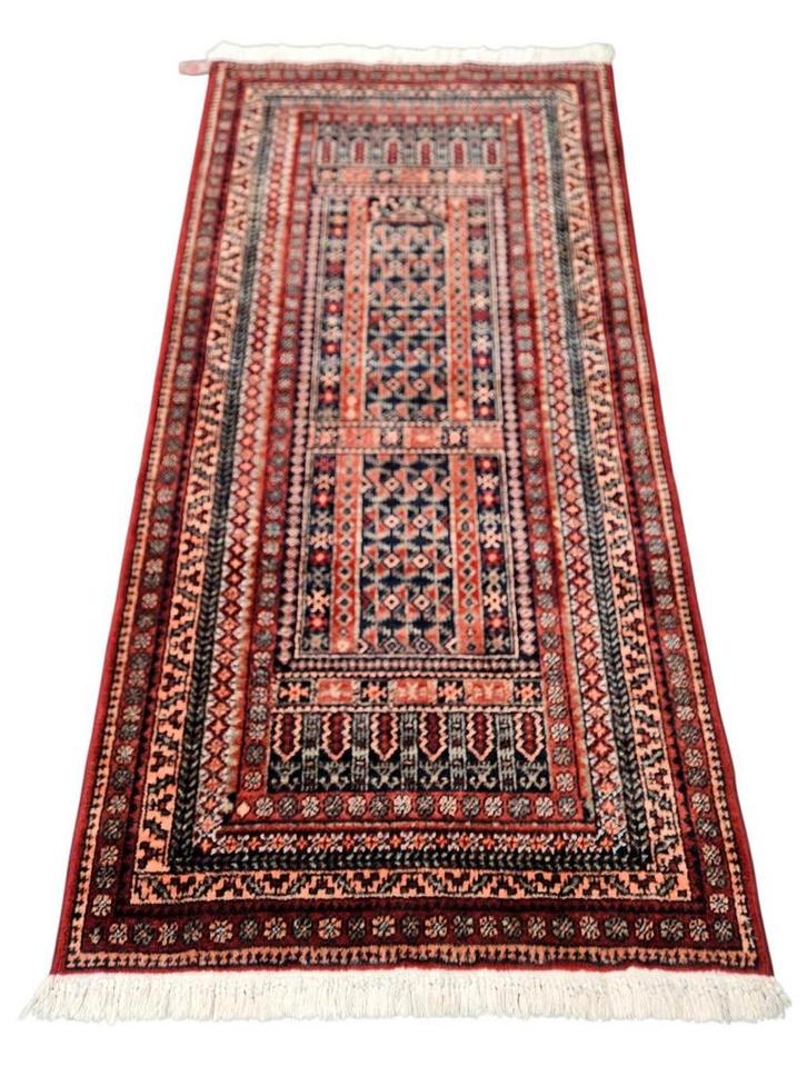 Vintage Perzisch wol Karian vloerkleed loper LDP 99x195cm, Huis en Inrichting, Stoffering | Tapijten en Kleden, Zo goed als nieuw