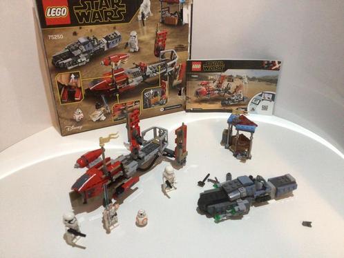 Lego 75250 Star Wars Pasaana speeder chase, Kinderen en Baby's, Speelgoed | Duplo en Lego, Zo goed als nieuw, Lego, Ophalen of Verzenden