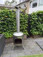 Rvs tuinkachel terraskachel tuinhaard buitenhaard, Ophalen of Verzenden, Zo goed als nieuw